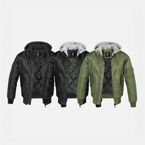 Hooded Ma1 Bomber Jacket Winter - Brandit